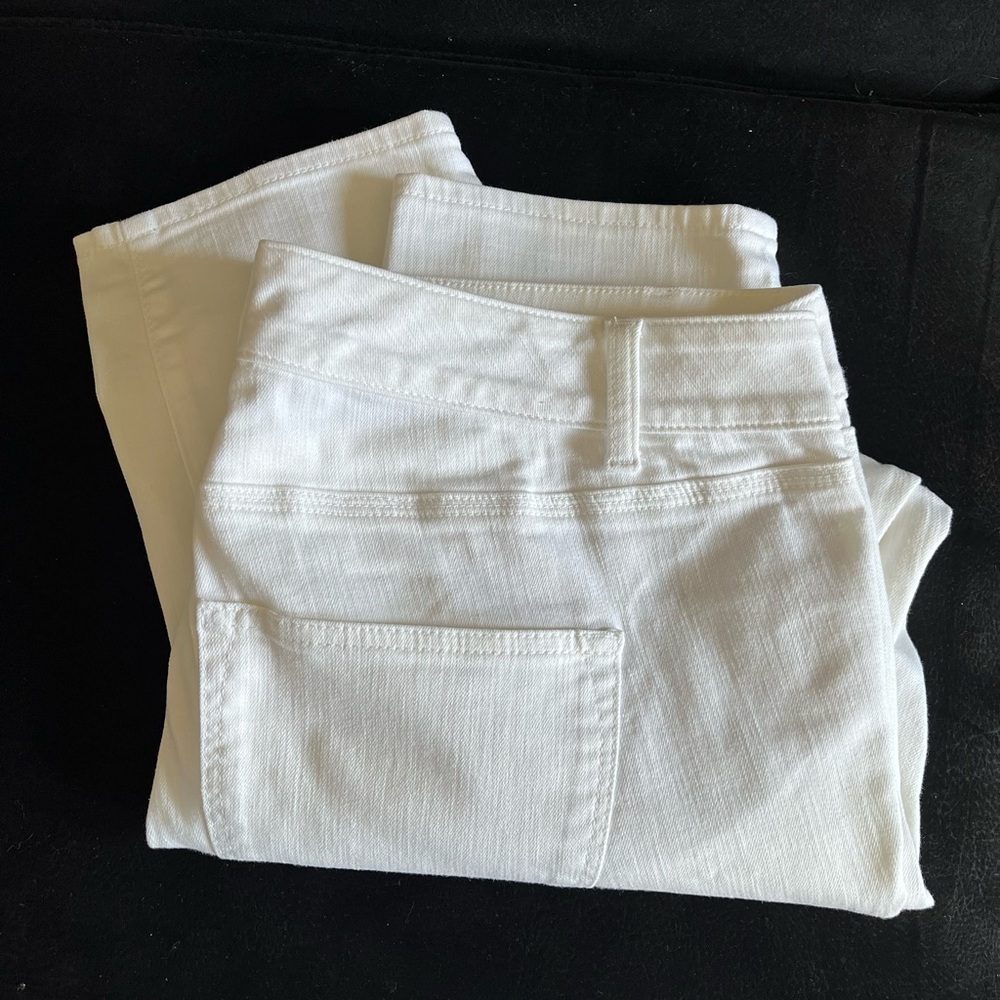Talbots Women's Boyfriend Jeans 14P White - Picture 6 of 8